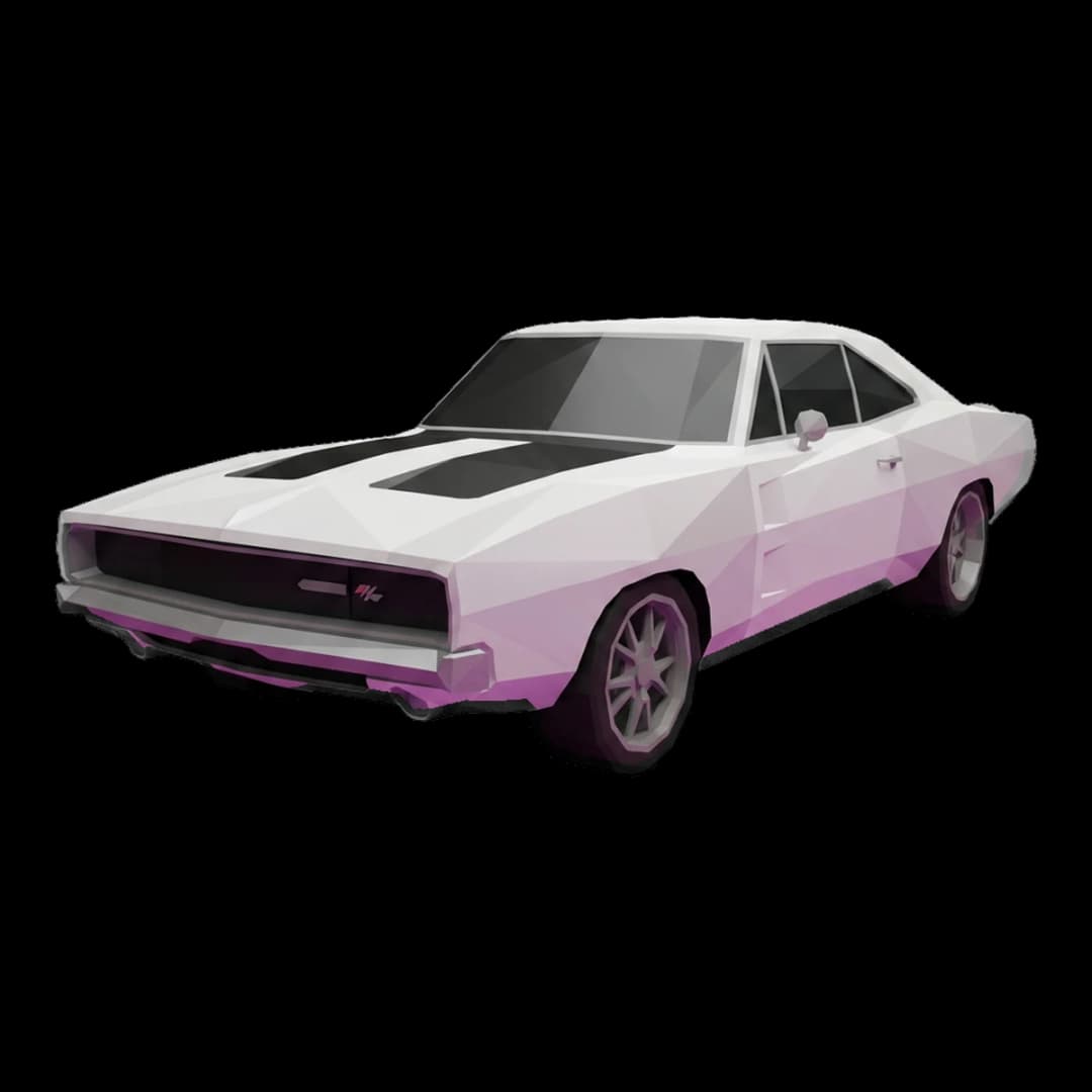 Faceted Fastback — Charger design.