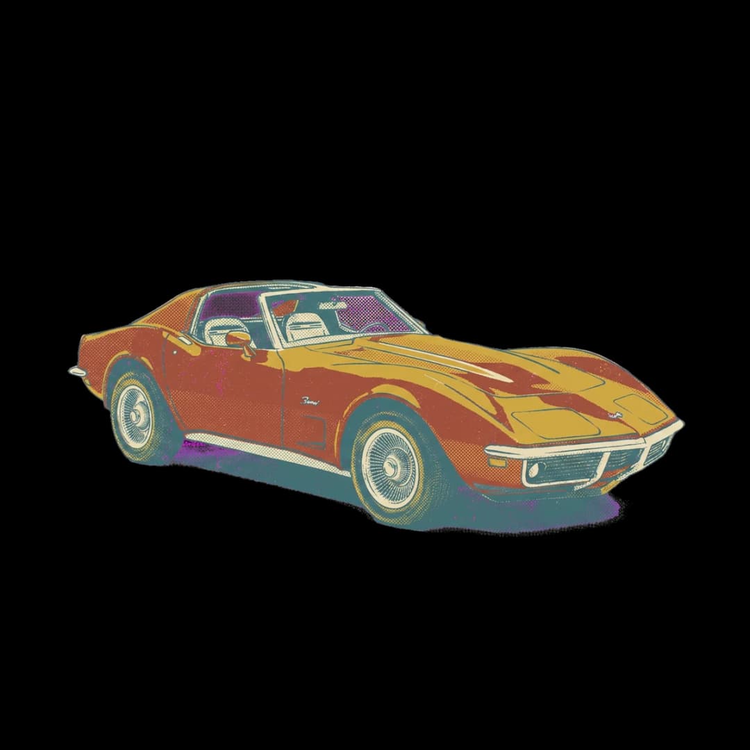 Chrome Bumper Nostalgia — Corvette design.