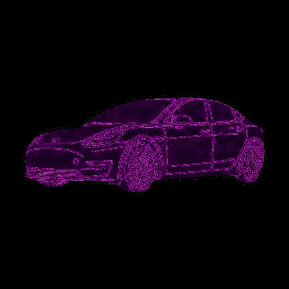 electric cars apparel design.