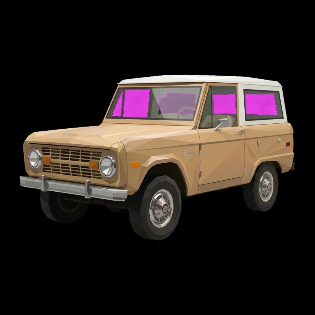 Faceted Short-Wheelbase — Bronco design.