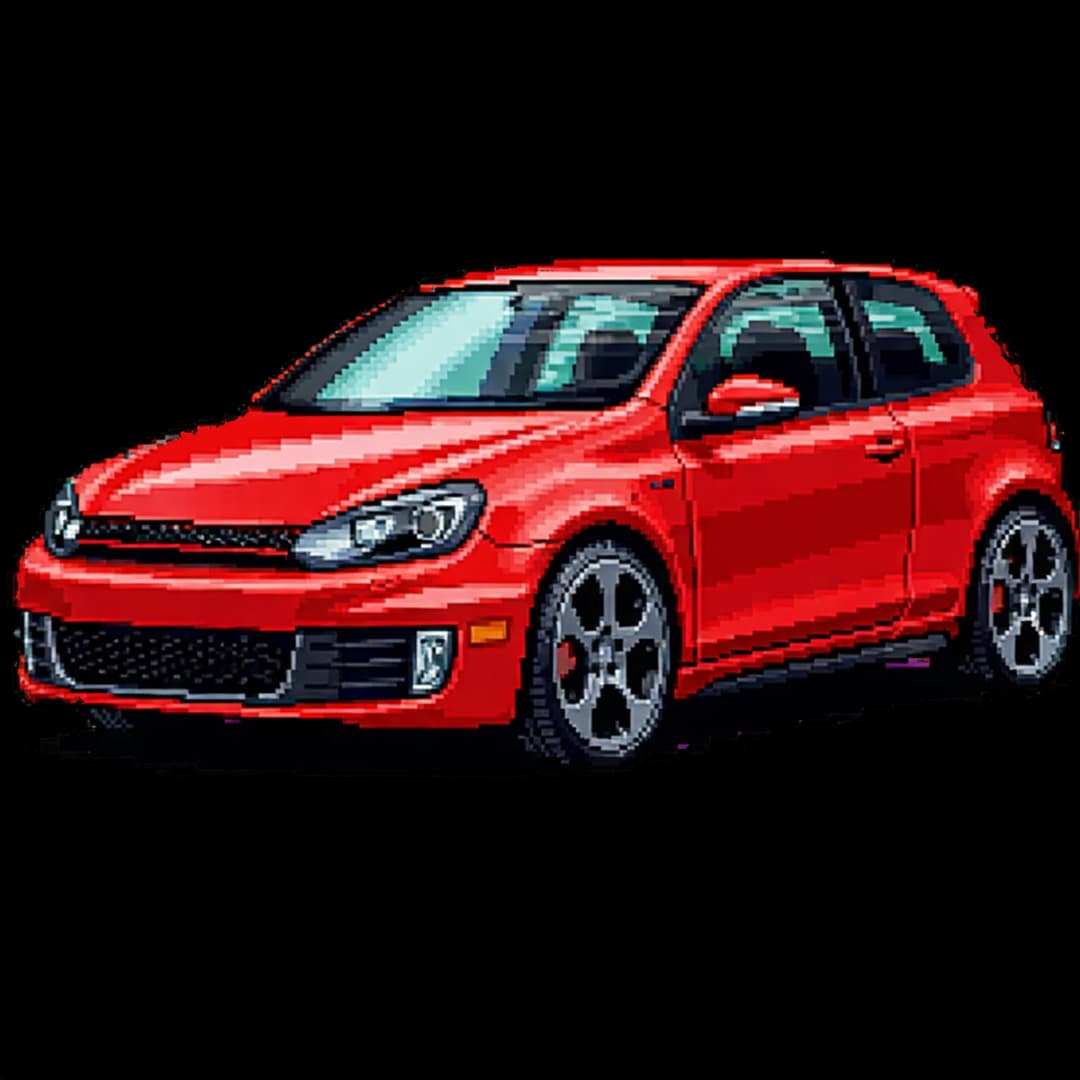 8-Bit Hot-Hatch — GTI design.