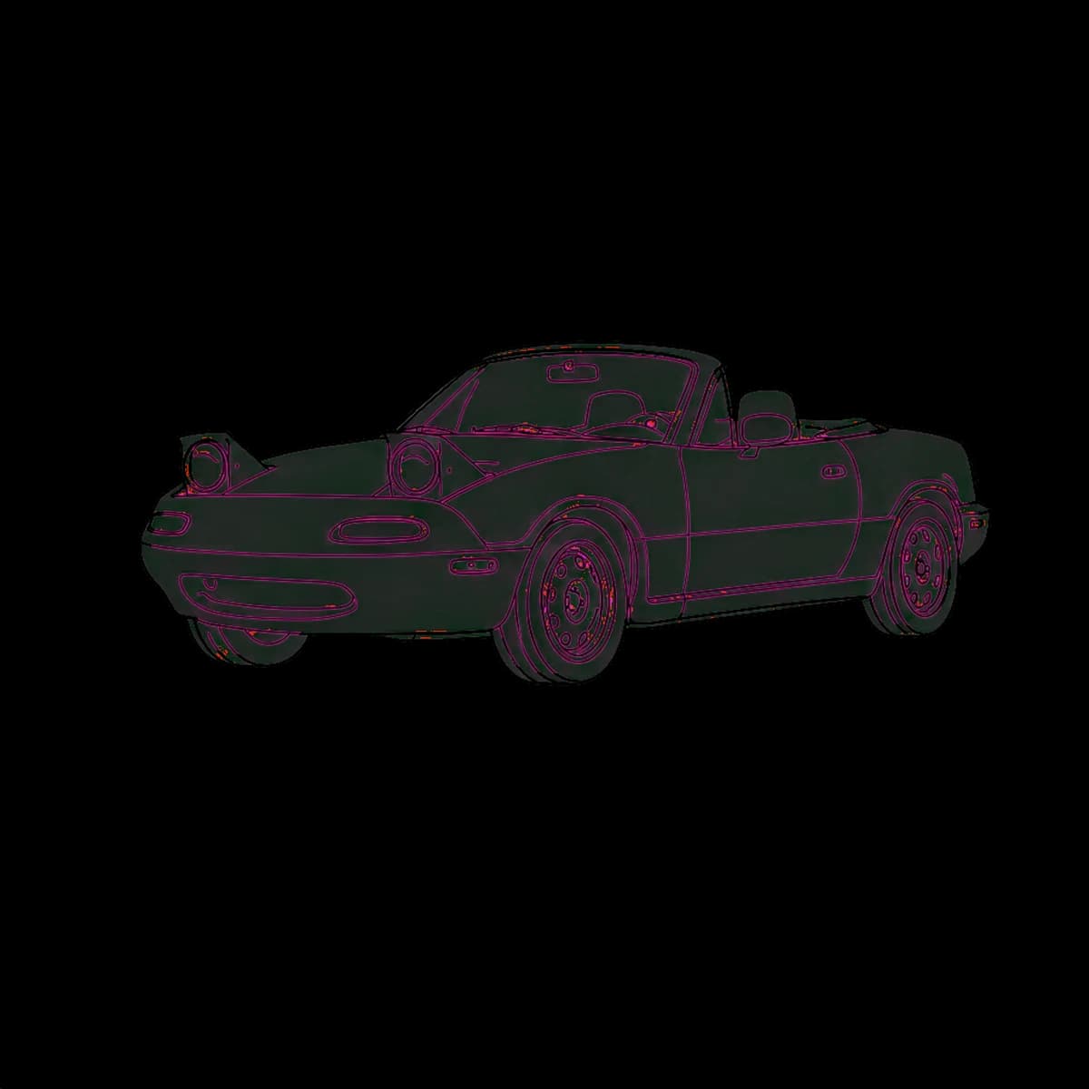 Miata apparel design.