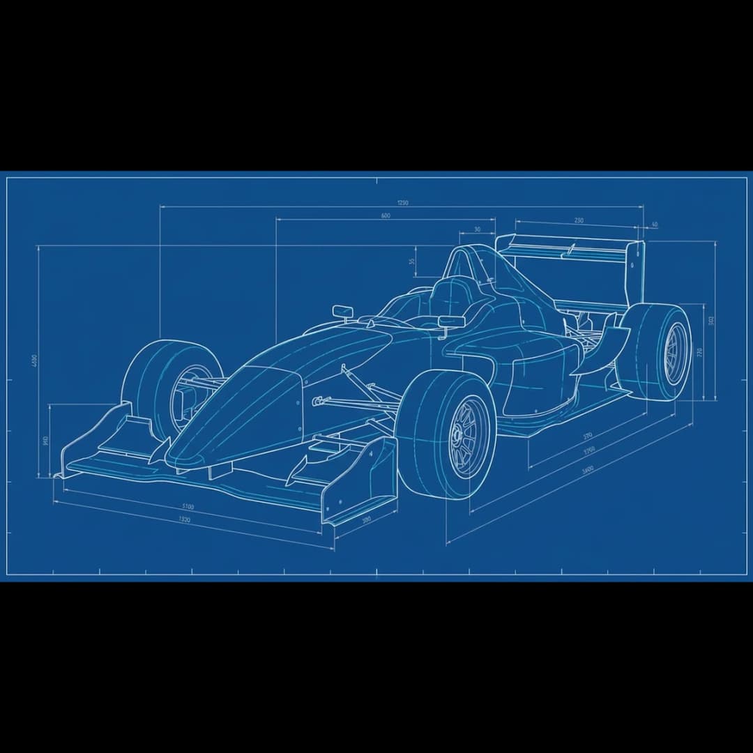 Open-Wheel Schematic — race cars design.