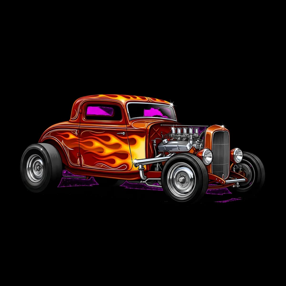 rat rods apparel design.