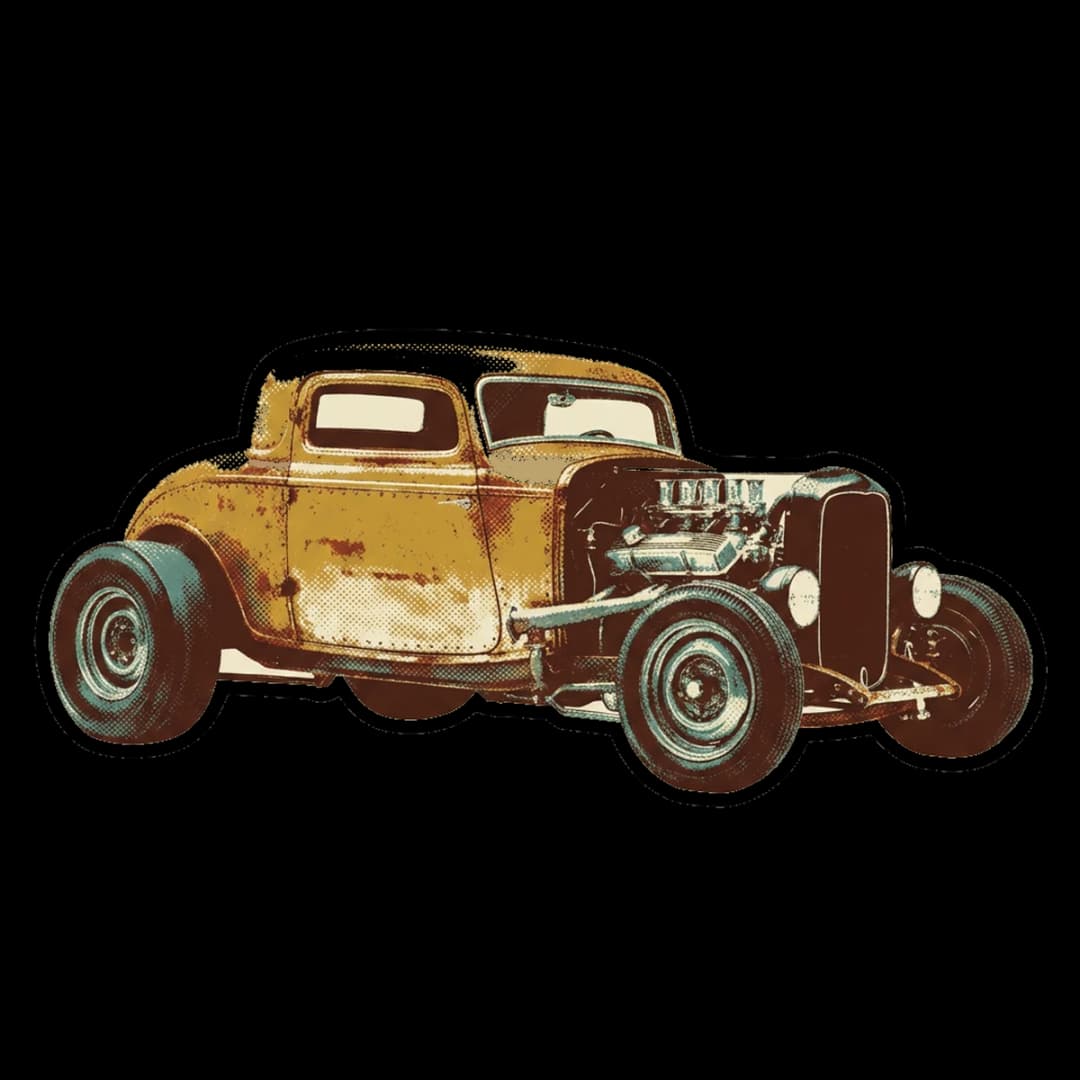 Garage Find Throwback — rat rods design.