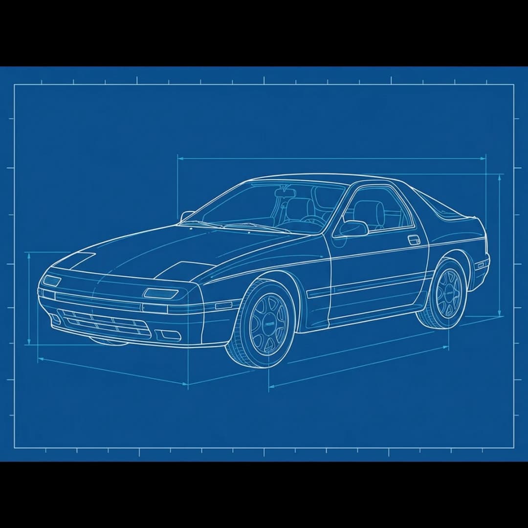 Rotary Schematic — RX-7 design.