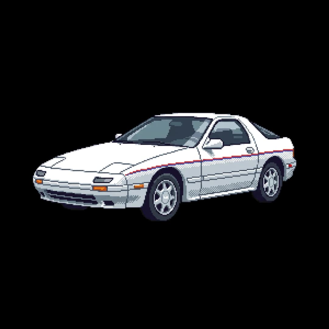 8-Bit Pop-Up — RX-7 design.