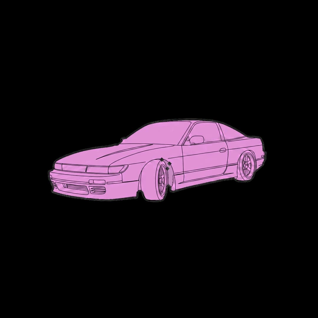 One-Line Drift Angle — 240SX design.