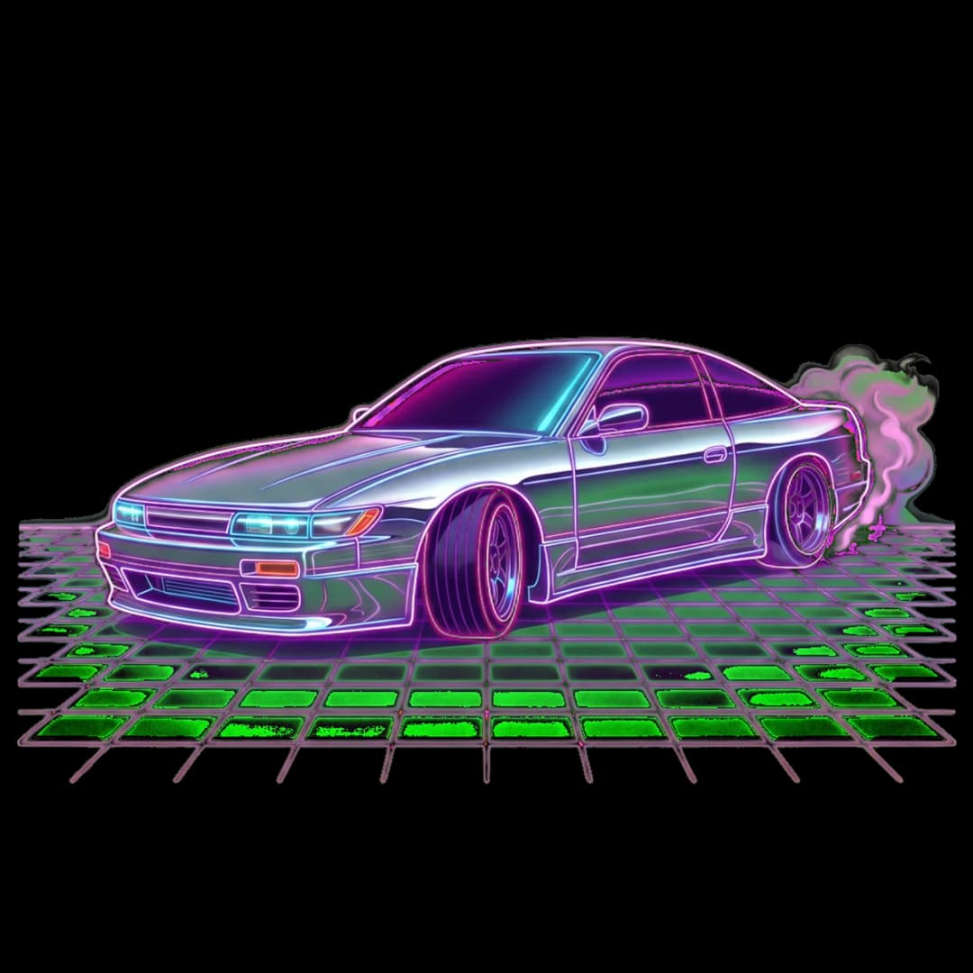 Smoke Trail Neon — 240SX design.