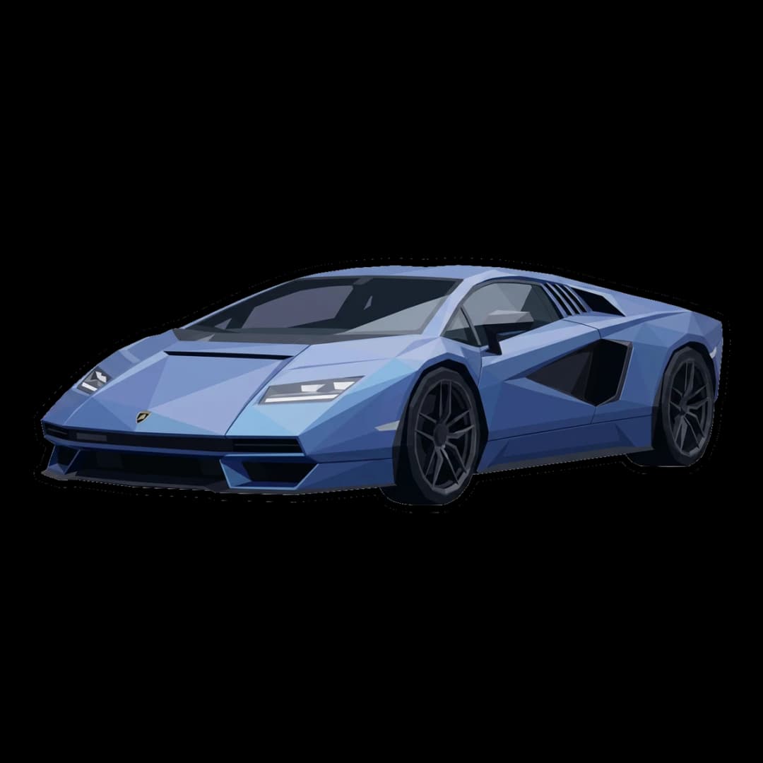 Faceted Wedge — supercars design.