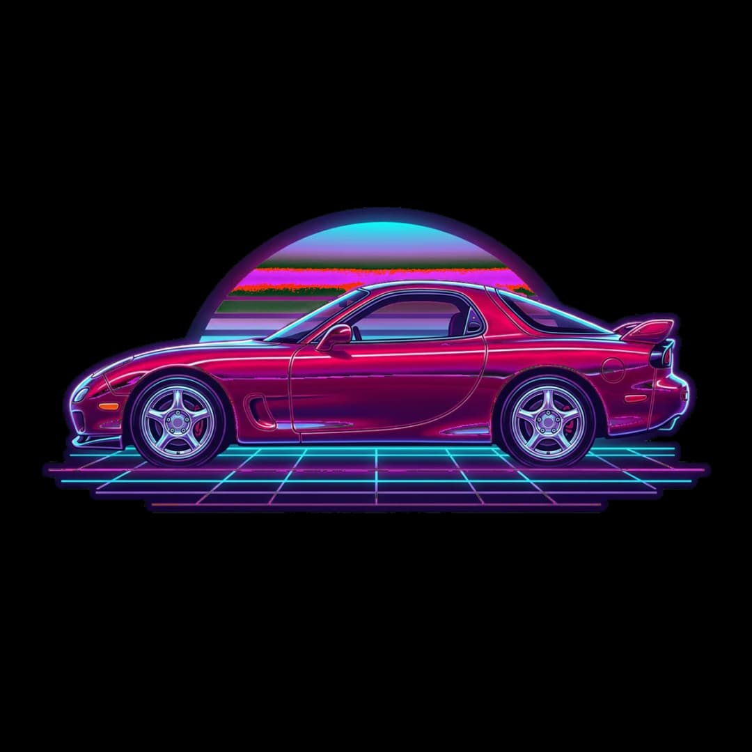 Fastback Neon Grid — Supra design.