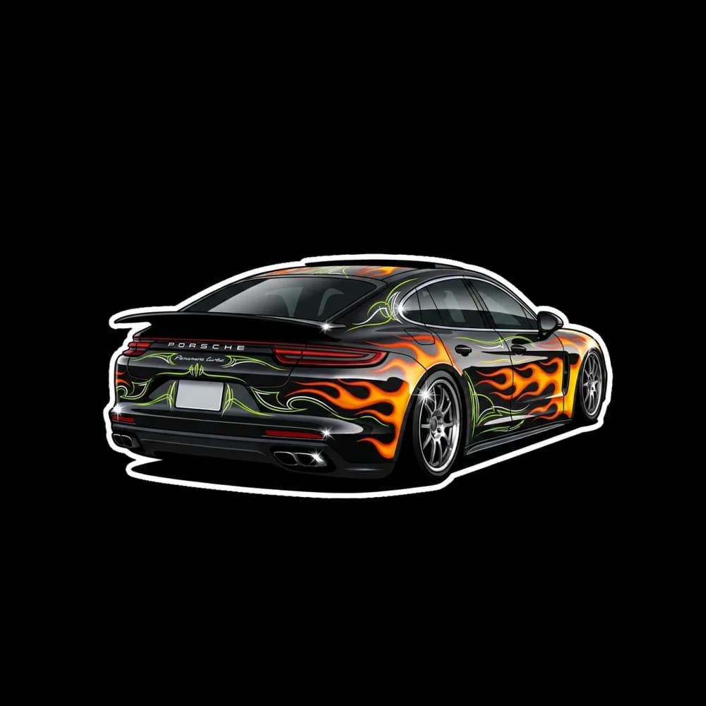 Hot Rod car design artwork