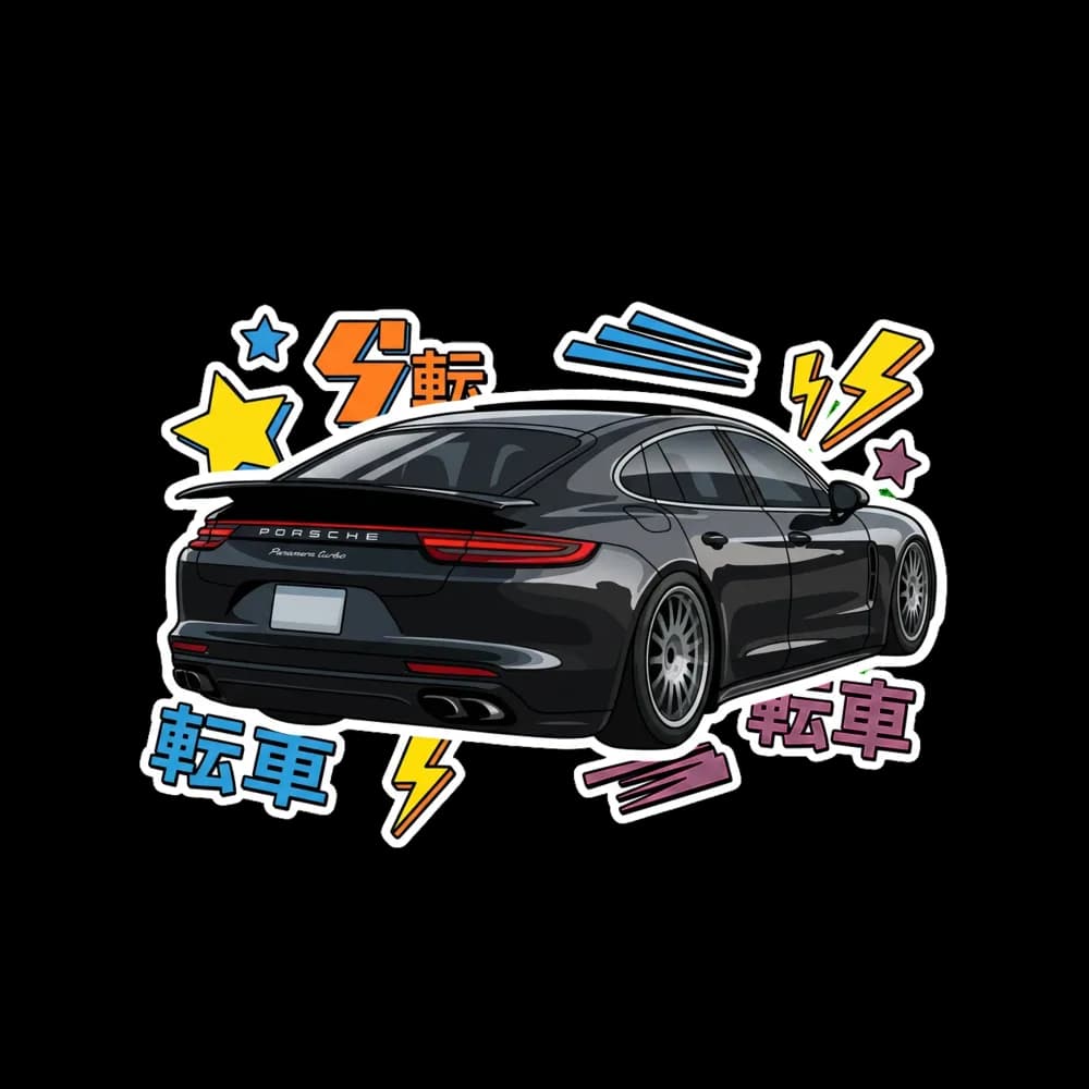 JDM Sticker car design artwork