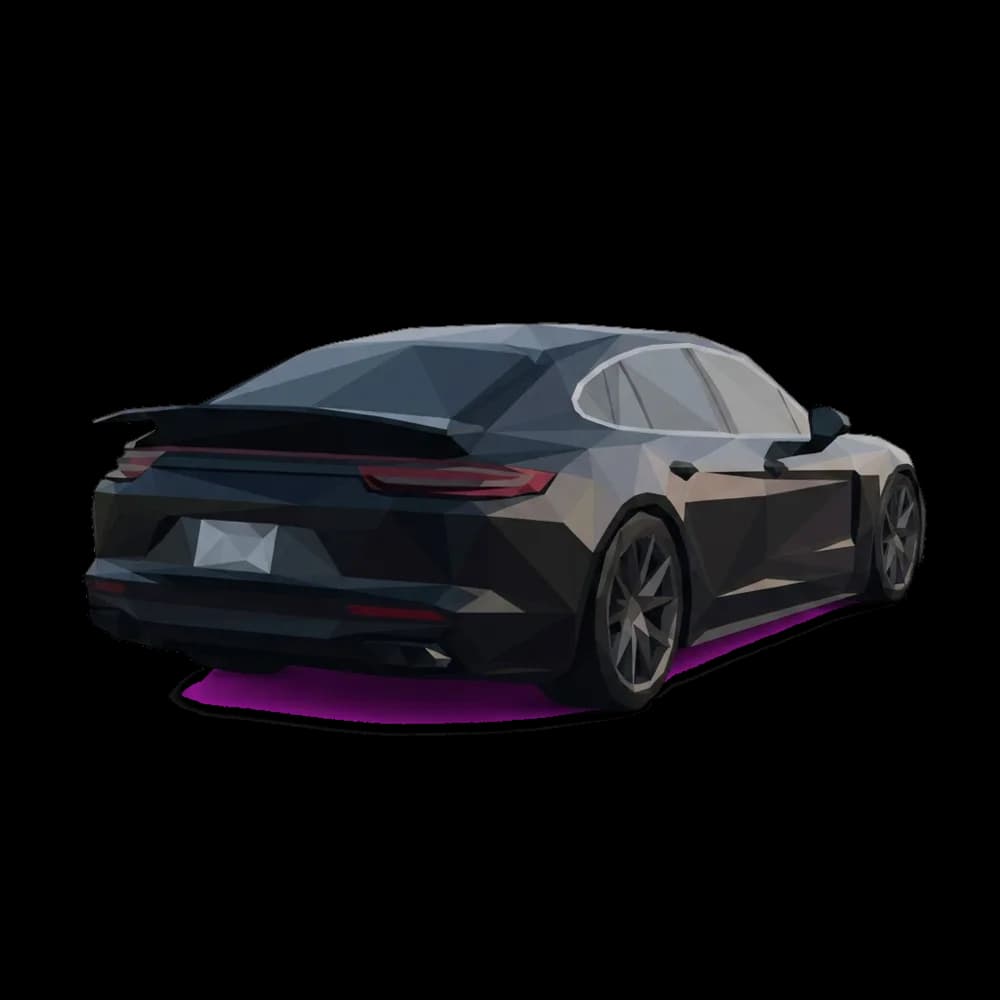 Low Poly car design artwork