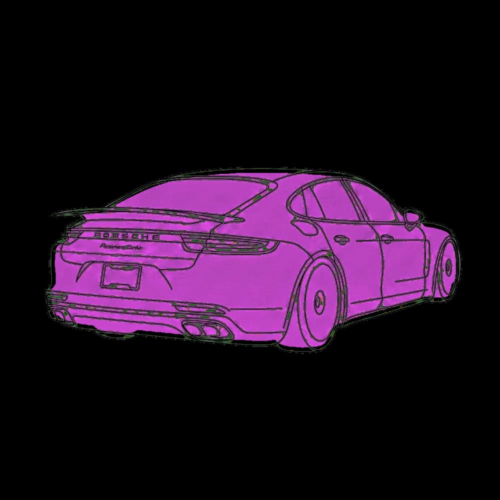 Line Art car design artwork