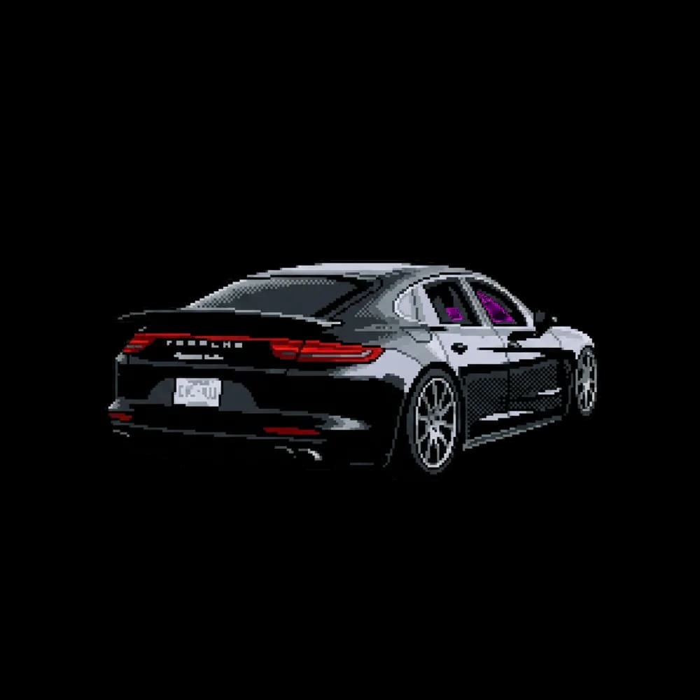 Pixel Racer car design artwork