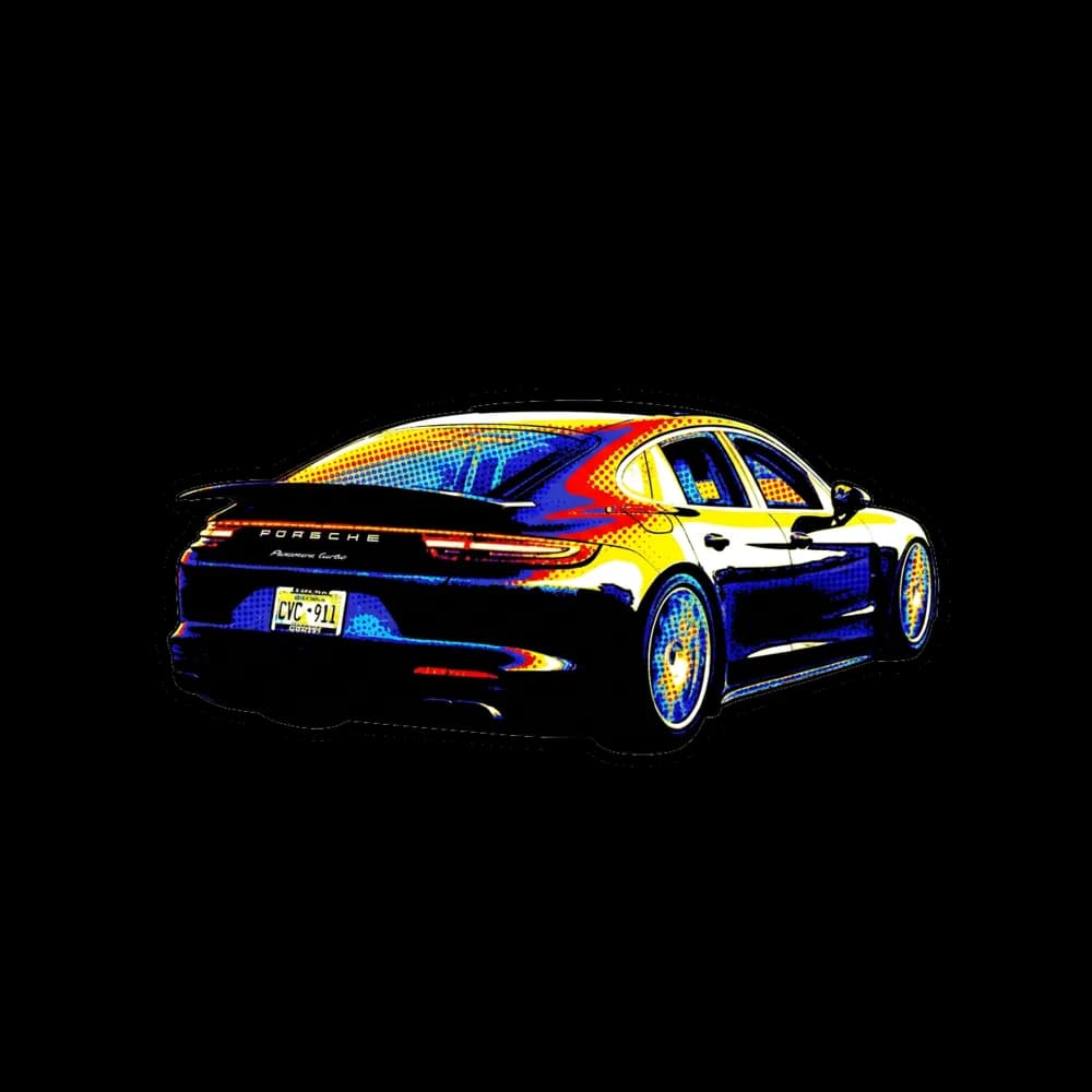 Pop Art car design artwork